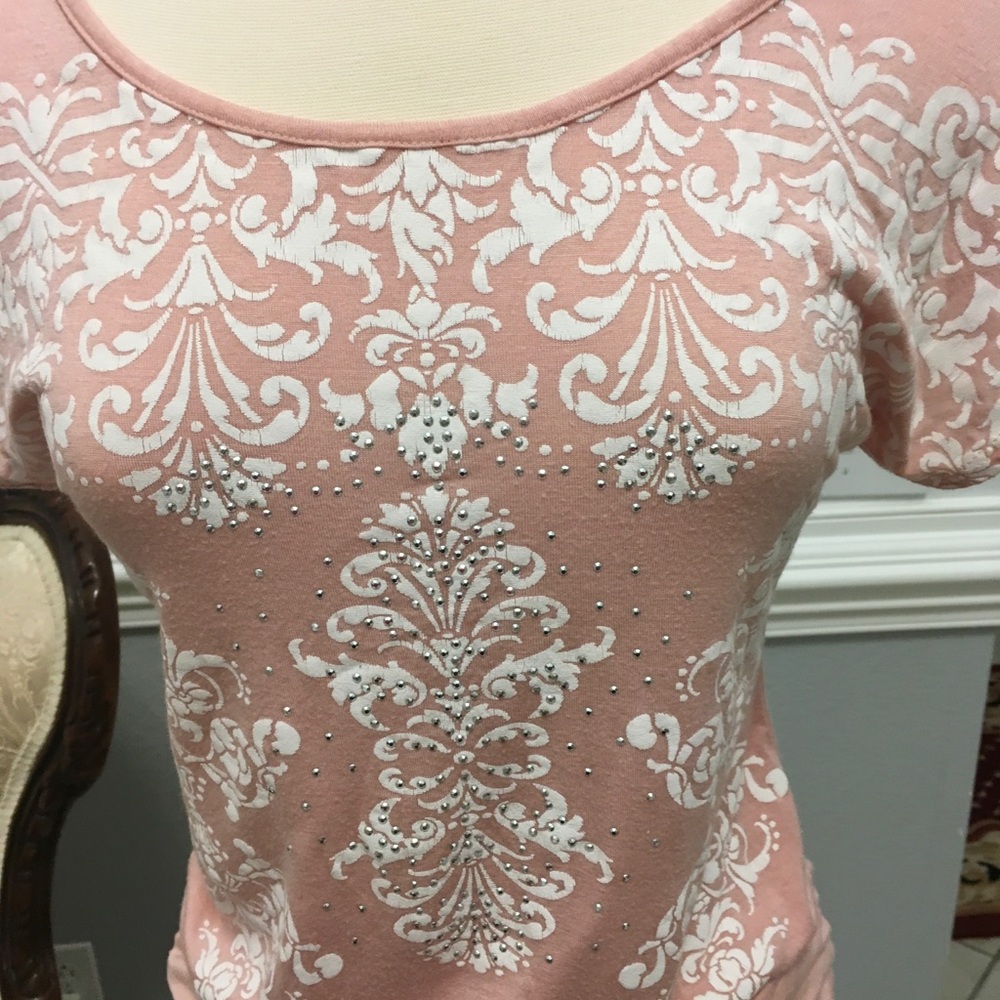 Agenda Petite  Pink Blouse size S-M